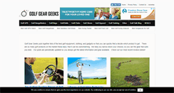 Desktop Screenshot of golfgeargeeks.com